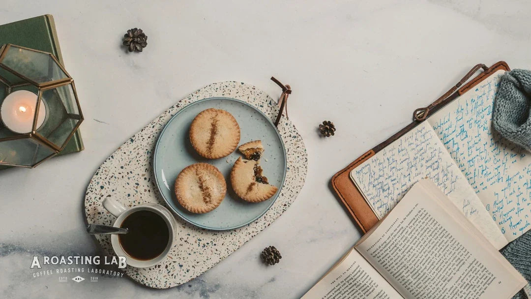 Çekirdek Kahve Görüntülü Kahve Çekirdeği Kurabiyesi