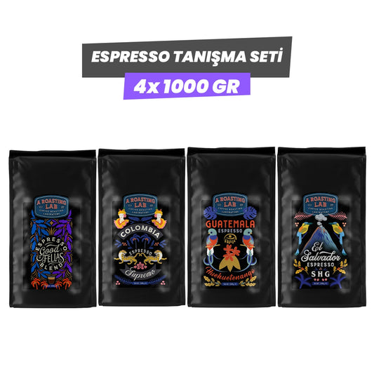 Espresso Kahveler Tanışma Seti 4x1000 g