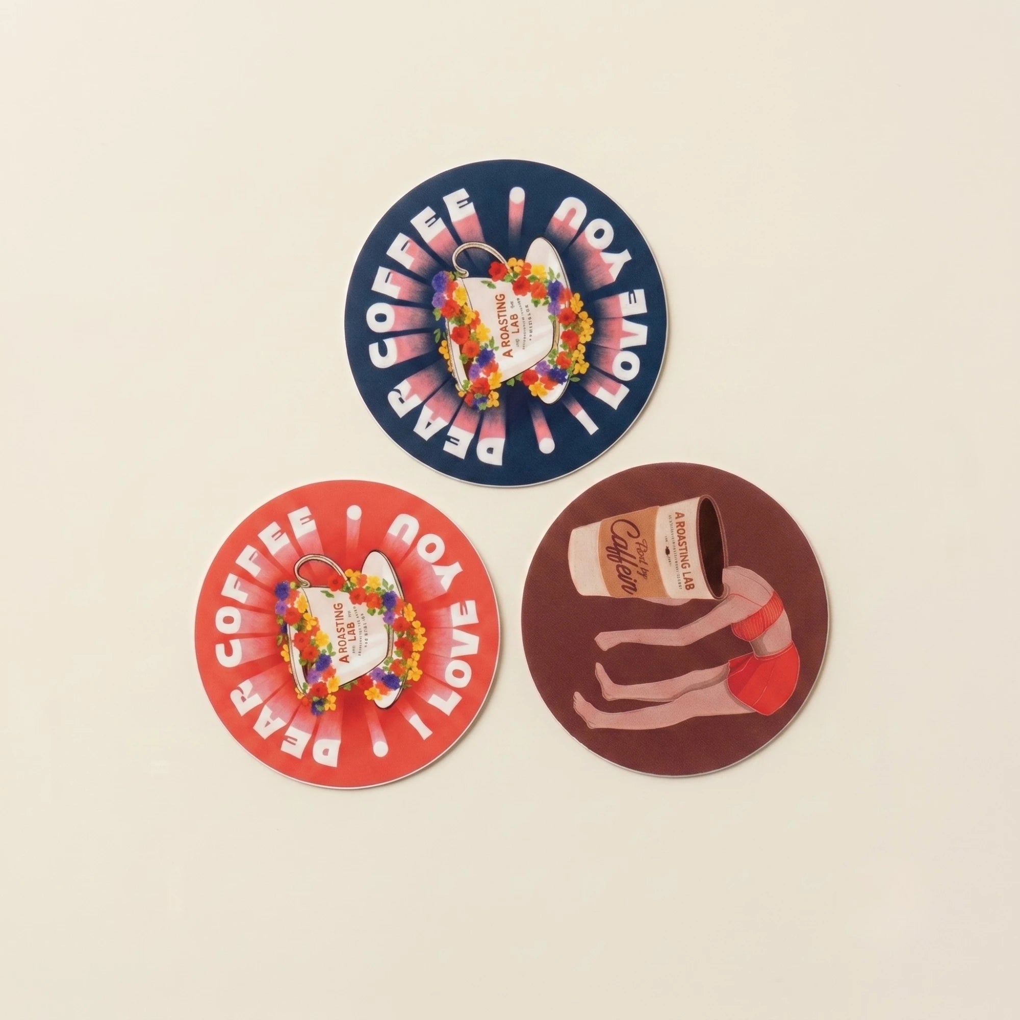 3'lü Sticker Set